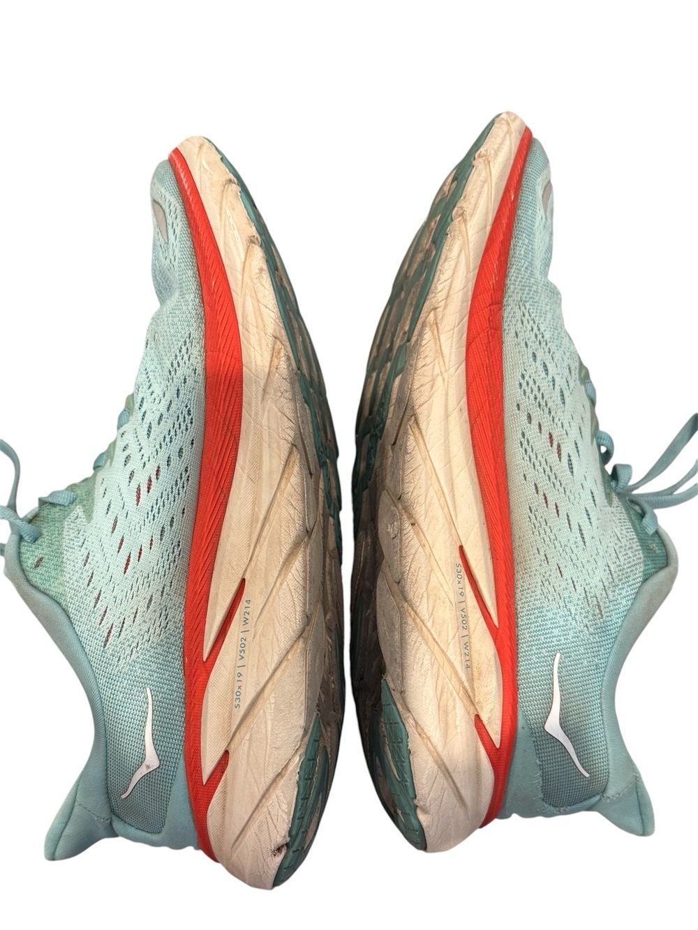 HOKA Clifton 8 Teal Running Shoe in Women’s Size 9.5 - Picture 6 of 11